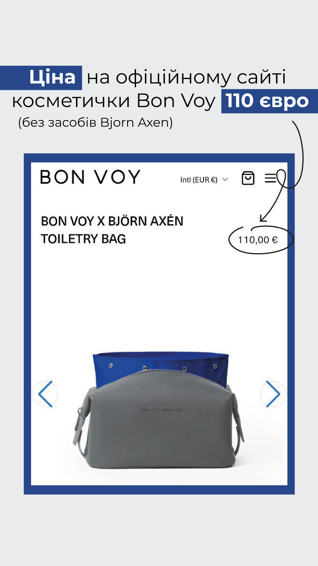 Лімітована косметичка з преміальної екошкіри Bon Voy x Björn Axén